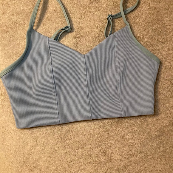 Aerie Olive Green Crop Top bundle. 5 tops - Picture 5 of 15